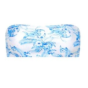 Kulani Kinis: SLIM BANDEAU BIKINI TOP - VINTAGE PARADISE